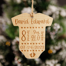 Load image into Gallery viewer, Baby Onesie Ornament