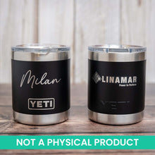 Load image into Gallery viewer, Customer Supplied Tumbler - Two Sided Engraving