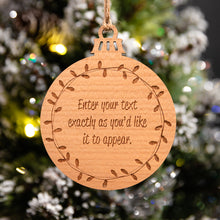 Load image into Gallery viewer, Custom Ornament - Lights