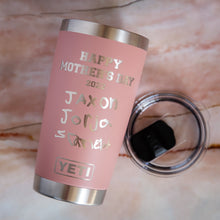 Load image into Gallery viewer, Customer Supplied Tumbler - Hand Writing Engraving