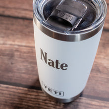 Load image into Gallery viewer, Customer Supplied Tumbler - Single Side Name Engraving
