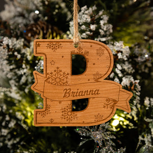 Personalized Letter Ornament