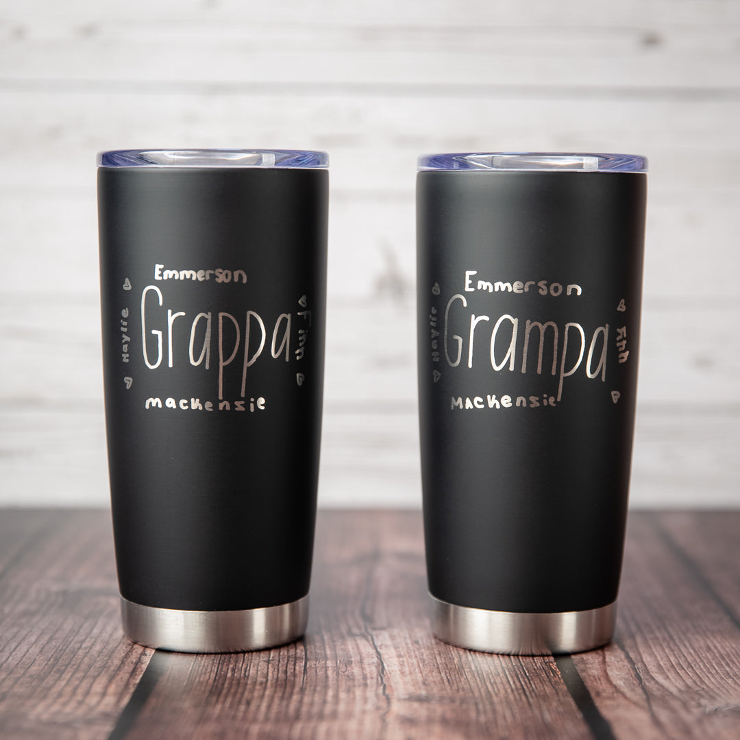 Customer Supplied Tumbler - Hand Writing Engraving