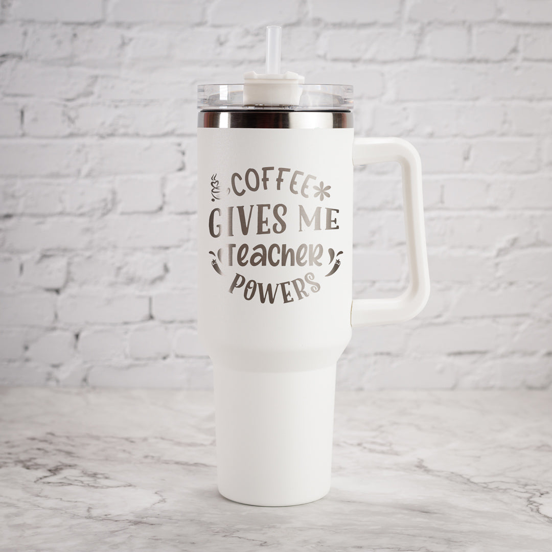 40oz Tumbler with Handle