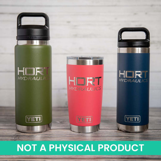 Customer Supplied Tumbler - Custom Logo Engraving