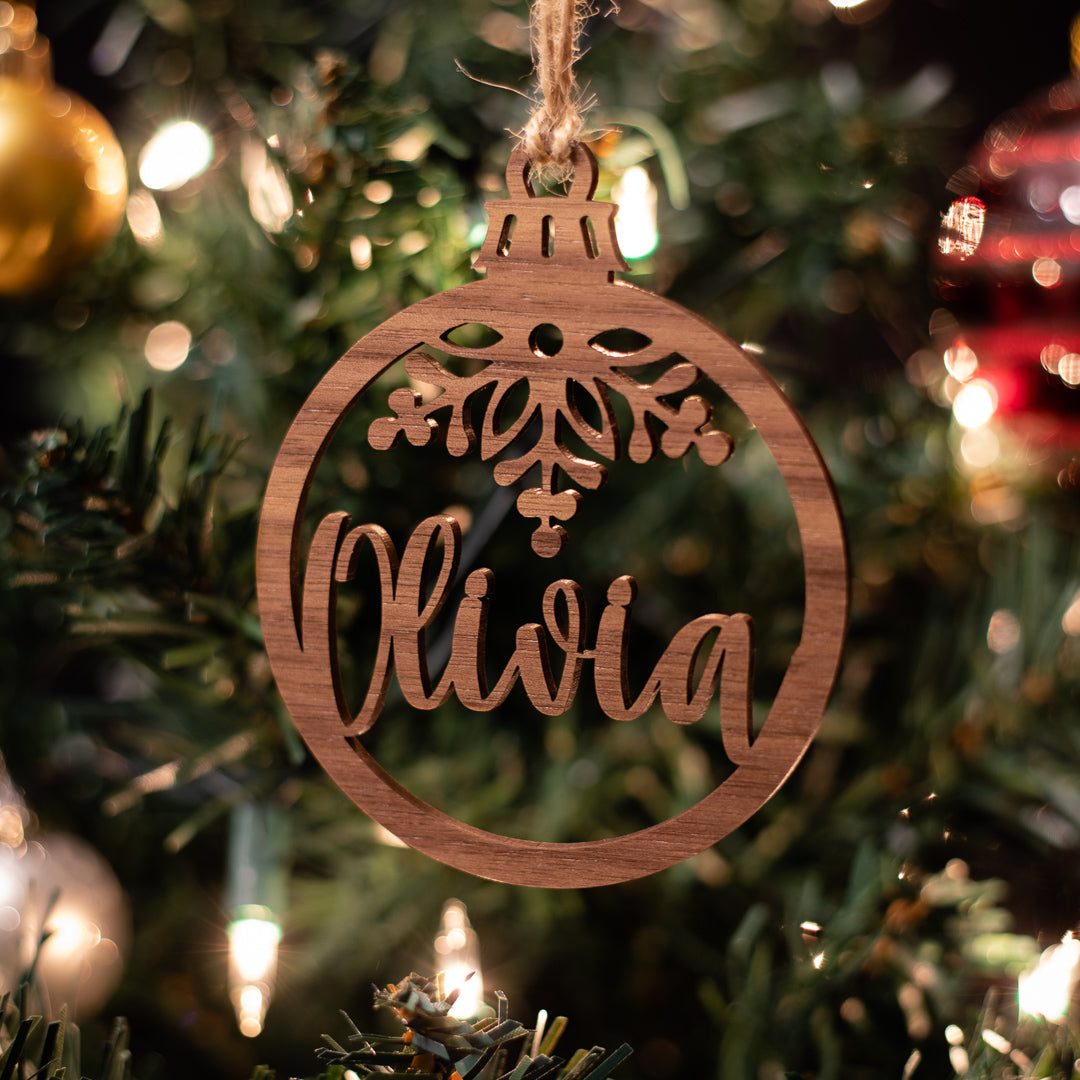 Personalized Ornament - Snowflake