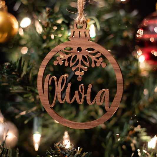Personalized Ornament - Snowflake