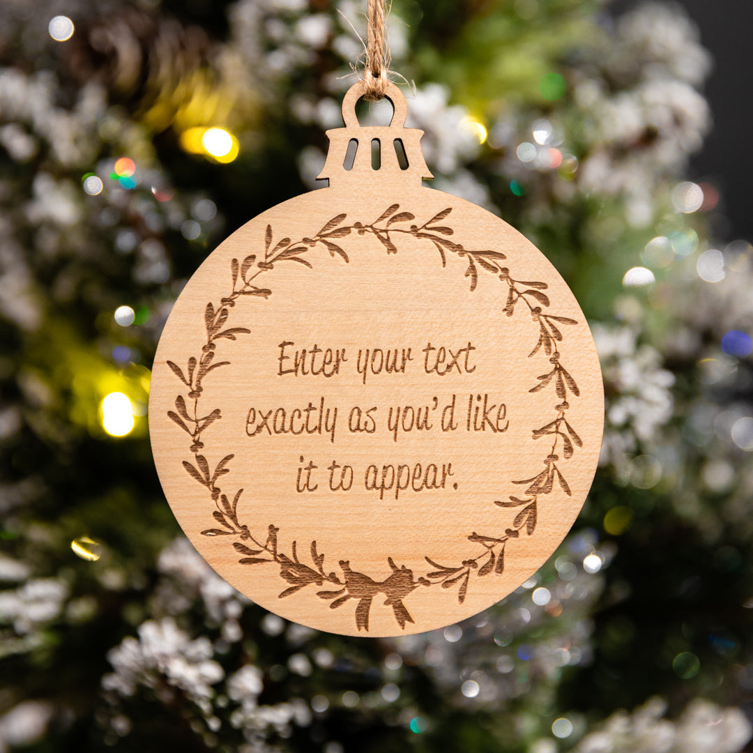 Custom Ornament - Garland