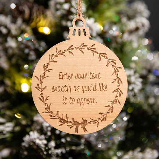 Custom Ornament - Garland