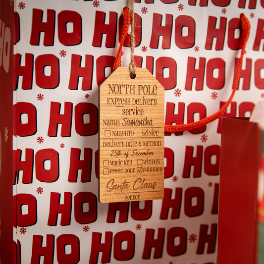 From Santa Gift Tag