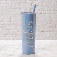 Load image into Gallery viewer, 20oz Skinny Tumbler - Dusty Blue
