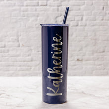 Load image into Gallery viewer, 20oz Skinny Tumbler - Midnight
