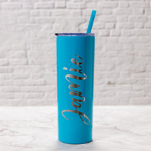 Load image into Gallery viewer, 20oz Skinny Tumbler - Blue
