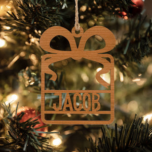 Personalized Ornament - Gift Box
