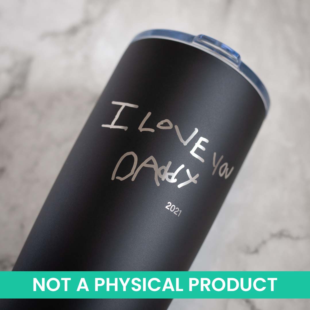 Custom Tumbler Engraving ADD ON