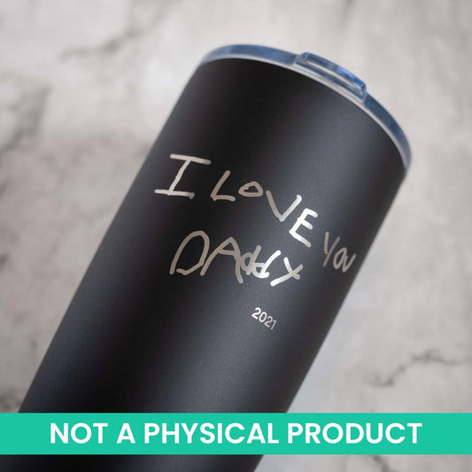 Custom Tumbler Engraving ADD ON